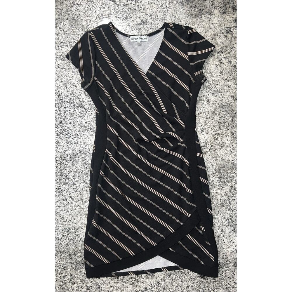 Black Dress With Stripes